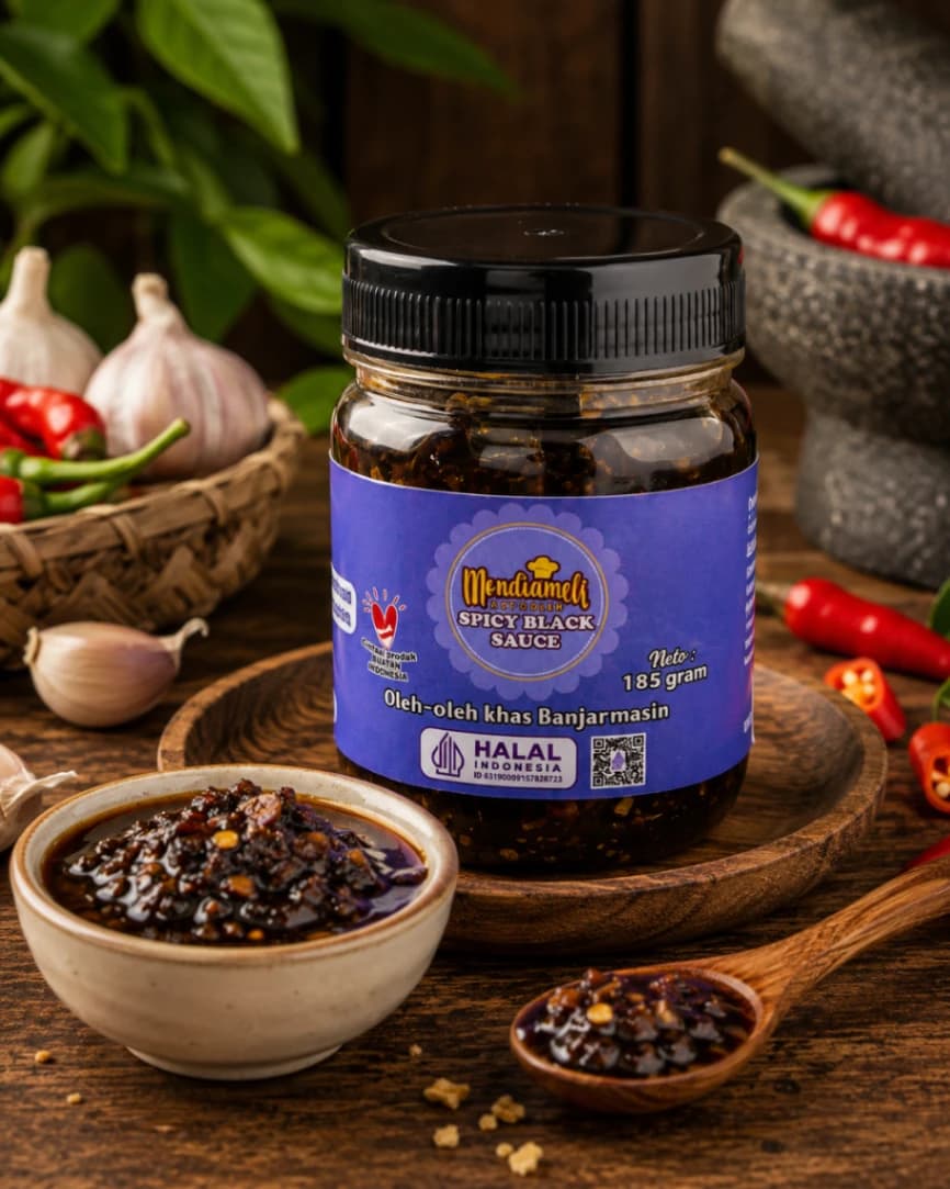 Sambal Hitam (Spicy Black Sauce) Mendiamels Kitchen